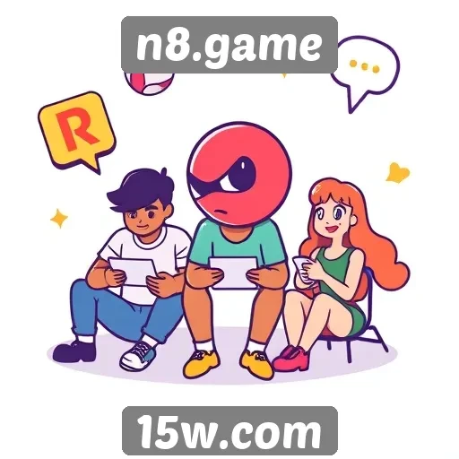 Recursos de socialização em n8.game para jogadores